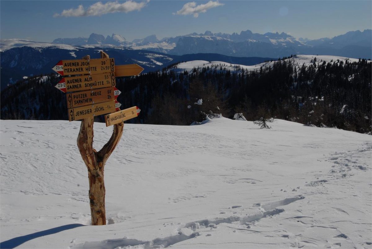 Schneeschuhwanderung  Stoanerne Mandln | Mölten