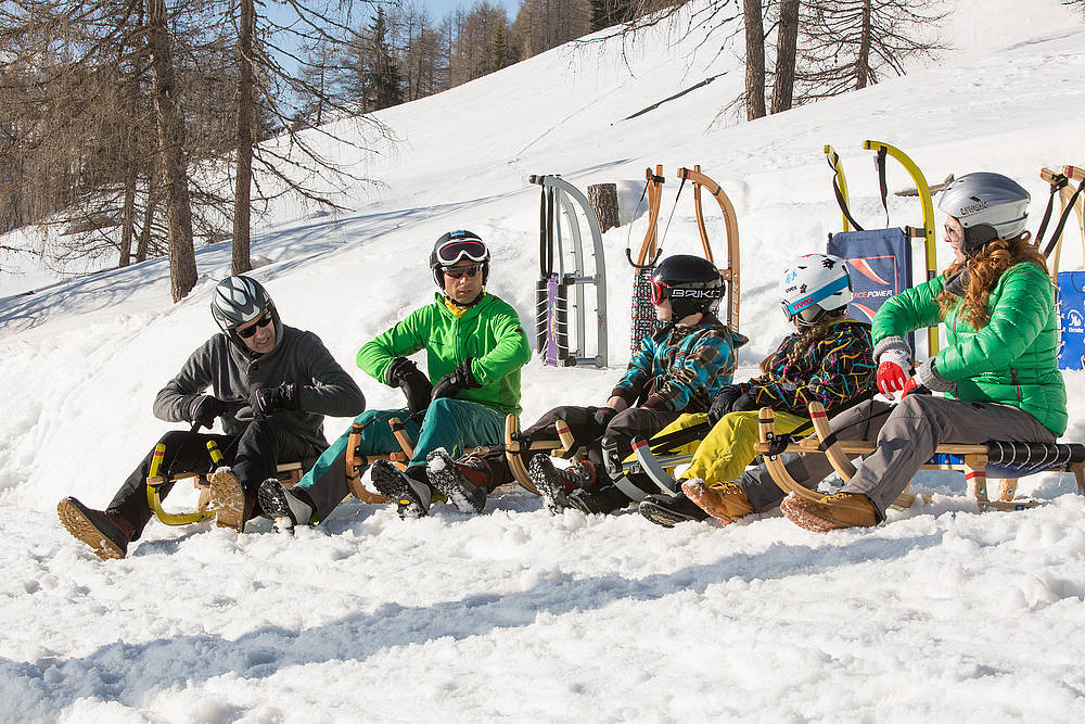 Slittare a San Martino | Val Sarentino