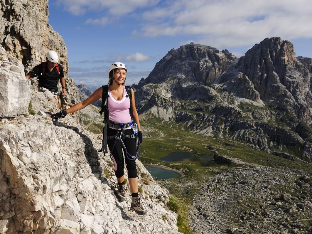 Klettersteig: Auronzohütte – Toblinger Knoten