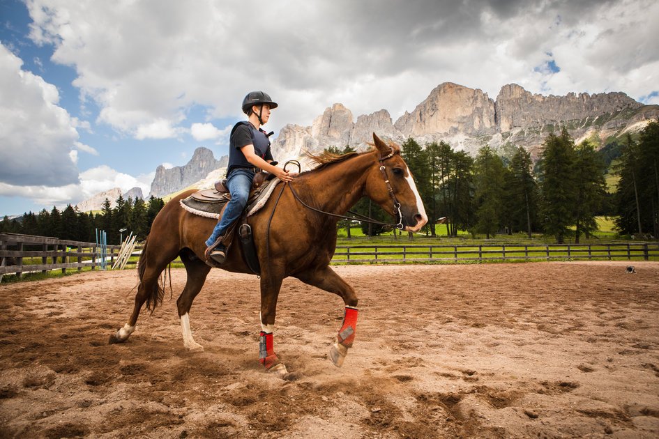 Reiten am Karersee und Obereggen