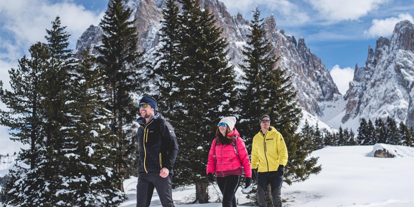 Winterwanderung am Fuße der Langkofelgruppe | Gröden